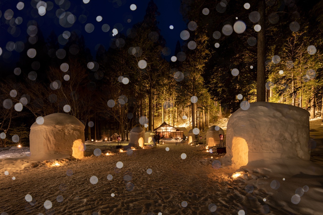 新穂高温泉 中尾かまくらまつり(高山市)
