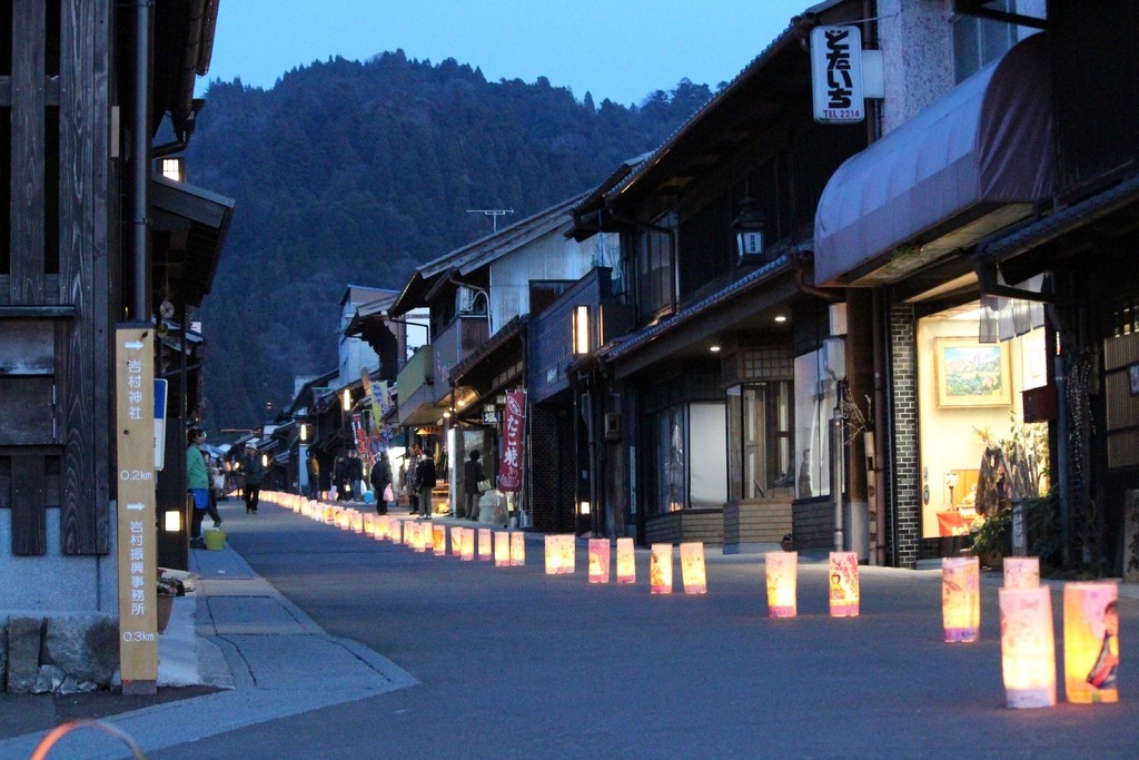 いわむら城下町のひなまつり(宵のひなまつり)【恵那市】