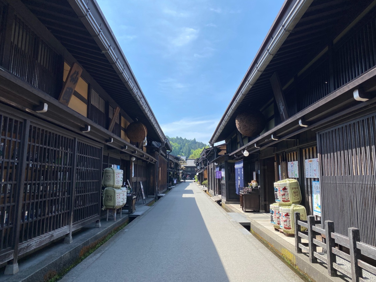 古い町並の酒蔵(高山市)