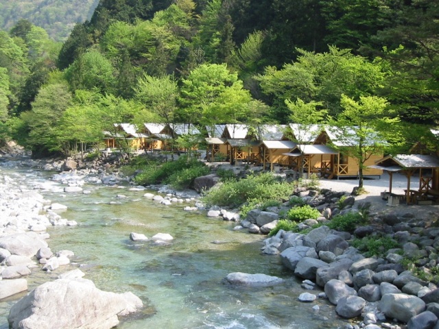 付知峡県立自然公園 森林キャンプ場