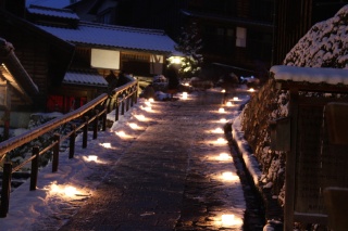 馬籠　木曽路氷雪の灯祭り