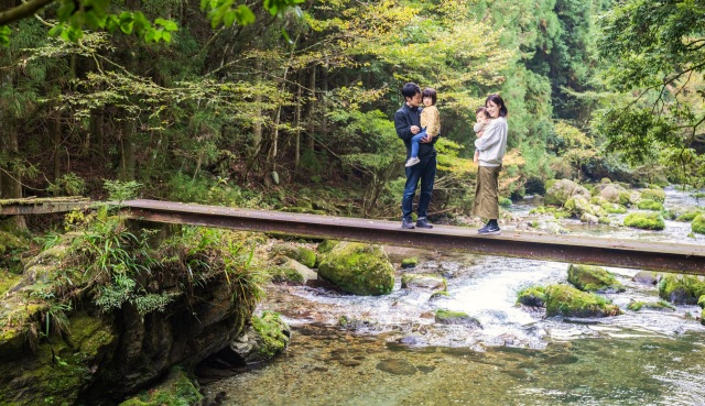【農泊:山県市(神崎)】源流の里 エメラルドブルーの水と暮…